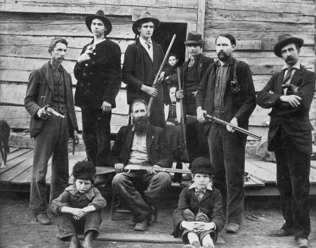 The Hatfield clan from the famous Hatfield and McCoy conflict.  