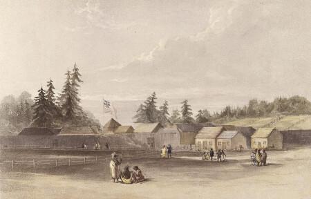 Fort Vancouver, HJ Ware, 1848